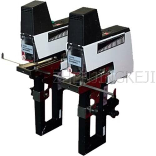 110V／220V Double Head Binding Machine Electric Paper Brochure Book Binding Equipment Stapler Office Tools Two Binding Modes
