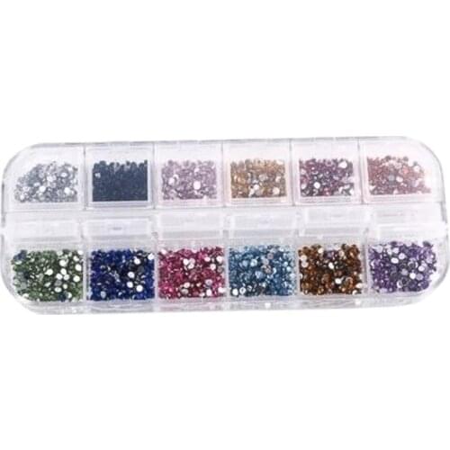 12Colors 5D Diamond Painting Drills, Replacement Round Beads, Greeting Cards Decoration Accessories for Diamond Painting Lovers