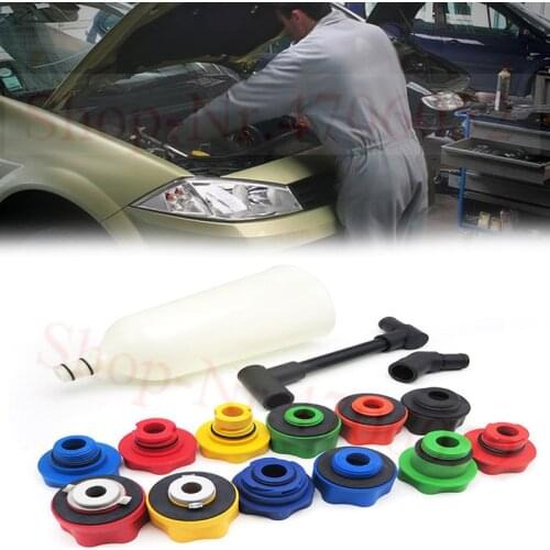 15pcs Engine Oil Filter Set Car Topping Up Engine Oil Funnel Set Spillproof Filter Fits For Audi EA888 VW BMW BENZ Land Rover