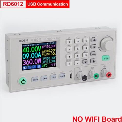 60V 12A RD6012 RD6012-W USB WiFi DC to DC Voltage Step Down Power Supply Adjustable Buck Converter Voltmeter