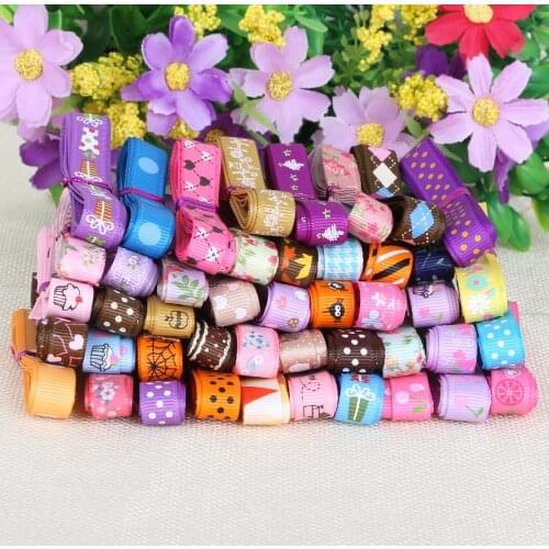20 Yards 10/15/25mm Grosgrain Satin Ribbon Random Mixed-colors Style For Wedding Party Christmas Wrapping Decoration DIY Gift