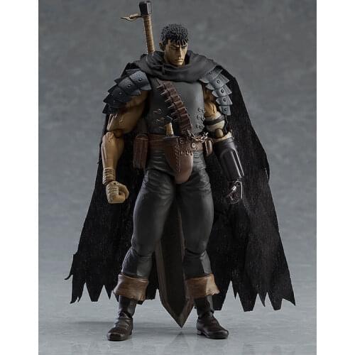 Berserk Guts Black Swordsman 359 Ver. Assemble Change Face PVC Action Figure Model Gift 17cm
