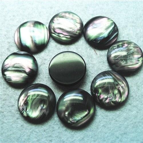 20PCS New Resin Cabochons Round Shape Size 20MM 25MM Shinning Colors Plastic Beads For Jewelry DIY Accessories Free Shipping