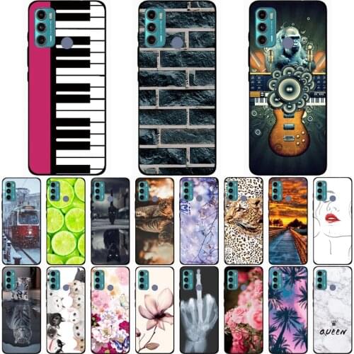 For MOTOROLA G50 Case Wolf Silicon TPU Fundas for MOTOROLA G60 Cat Animal Shell Bag Housing Phone Cases