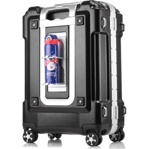 New Aluminum Frame+ABS Luggage 20/24/29 Inch Size High Quality Rolling Luggage Spinner Brand Travel TSA Lock Suitcase On Wheels