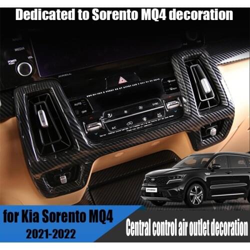For Kia Sorento MQ4 2021 2022 central control air conditioning air outlet panel modification cover decoration