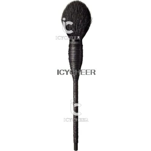 ICYCHEER Flat Goat Hair Wool Rattan Makeup Brush Cosmetic Blush Powder Foundation Brushes