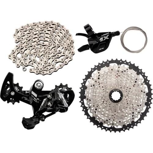 12S Cassette Flywheels 11T-50T Bike Rear Derailleur Shifter Steel Bike Chain