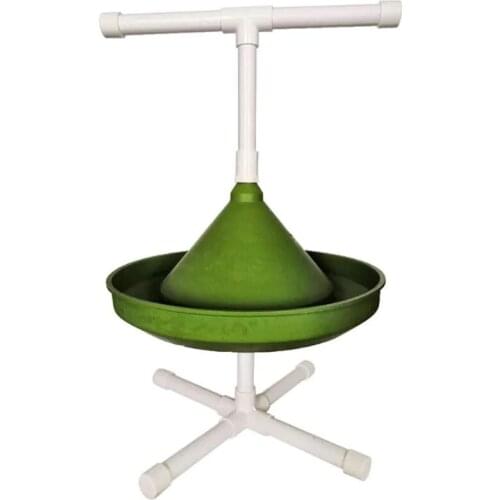 Multi-Function Portable Bird Parrot Standing Toy Perch Training Tool Bath Tub