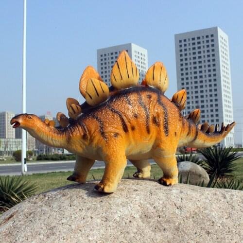 Large Size Stegosaurus Simulation Model of Animal Model Toy Dinosaur Plastic Dolls Dinosaur Models Solid Construction Kids Gifts