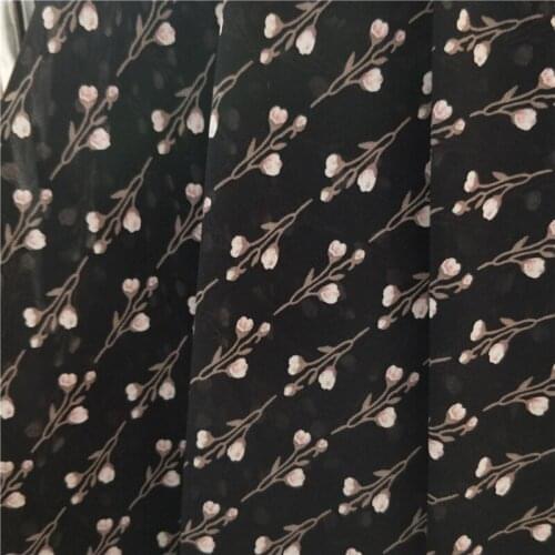 Soft Palazzo Dress Shirt Chiffon Material Breathable DIY Dress Blouse Sewing Fabric