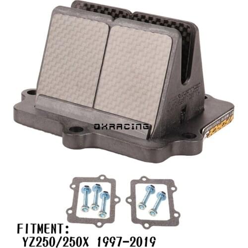 Motorcycle Carbon Fiber Reed Valve Kit For Yamaha YZ 250 250X YZ250 YZ250X 1997-2019 For VForce3 V307A