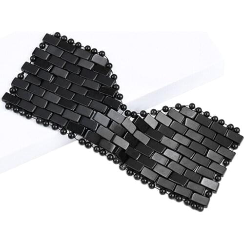 Obsidian Jade Eye Mask Natural Black Crystal Healing Stone Cooling Premium Sleep Masks Soothe Face Fatigue Skin Care Tools