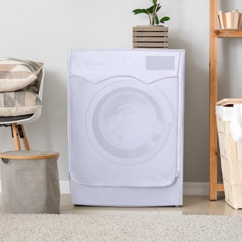 Fully Automatic Roller Washer Sunscreen Washing Machine Waterproof Cover Dryer Polyester Silver Dustproof Washing Machine Cover