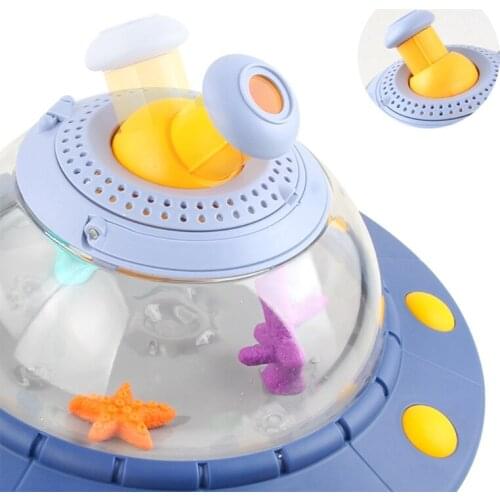 Portable small fish tank, plastic transparent insect observation box, multifunctional observation bucket, childrens toy