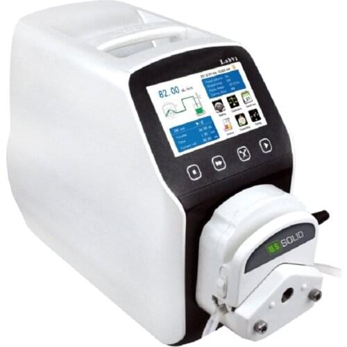 U.S. Solid Industrial Peristaltic Pump Intelligent Type LabV6 YZ1515x 0.007- 2280 ml/min 0.1-600 rpm LCD Touch Screen