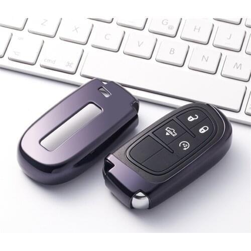TPU Car Key Case Cover Key Protection Shell For Dodge Journey Charger Dakota Challenger Coupe Grand Caravan Woman Man Key Bag