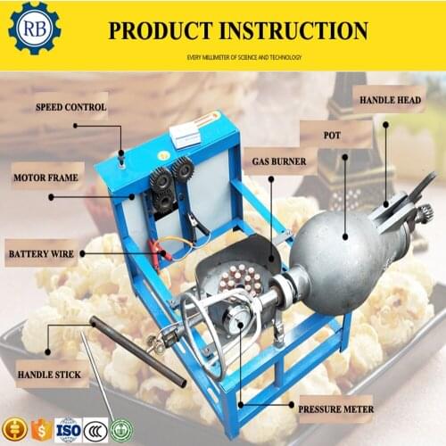 High Speed Sweet popcorn balls making machine popcorn making machine electric popcorn machine industrial