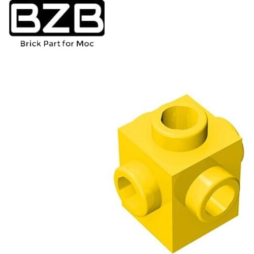 BZB MOC 4733 1x1 High Tech Building Block Model With Bump On All Sides Kids Toys DIY Best Gifts