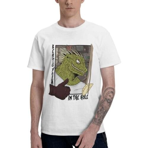Funny Dorohedoro Kaiman And Nikaido Tshirt Men Streetwear Tee Tops 100% Cotton T Shirts Short Sleeve Anime Manga Caiman T-shirt
