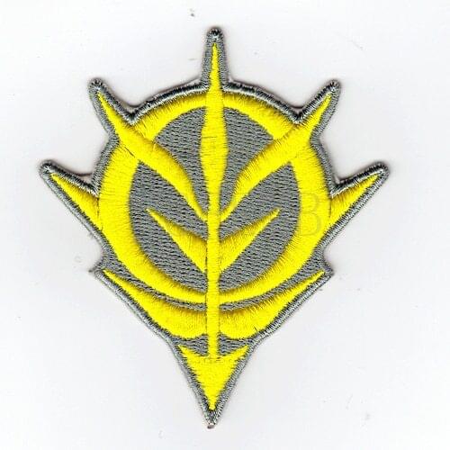 100%Embroidery Gundam Zeon Logo Military Tactical Morale Embroidery patch Badges B2536