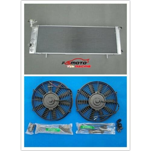 3 ROW For JEEP CHEROKEE/COMANCHE XJ 2.5L/4.0L L4/L6 1991-2001 FULL ALUMINUM RACING RADIATOR + FAN