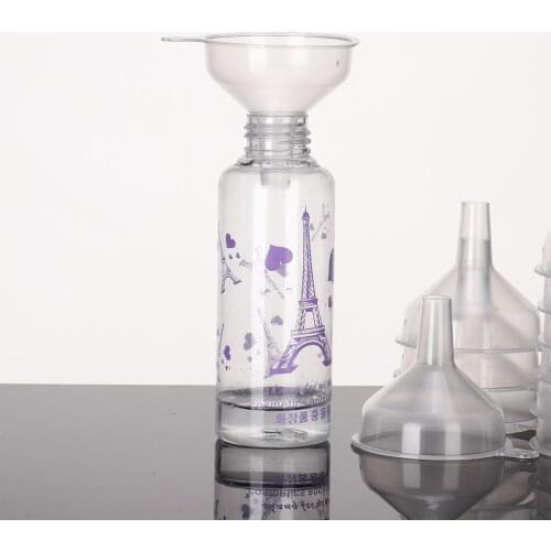 30Pcs Refilling Perfume Funnels Transfer Liquid Oil Bottles Hopper Plastic Filter Funnels Kit Long Reaching Spout Filling Tools