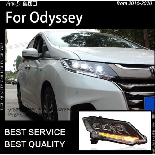 AKD Car Styling Head Lamp for Odyssey Headlights 2016-2019 Odyssey LED Headlight DRL Angel Eye Hid Bi Xenon Auto Accessories