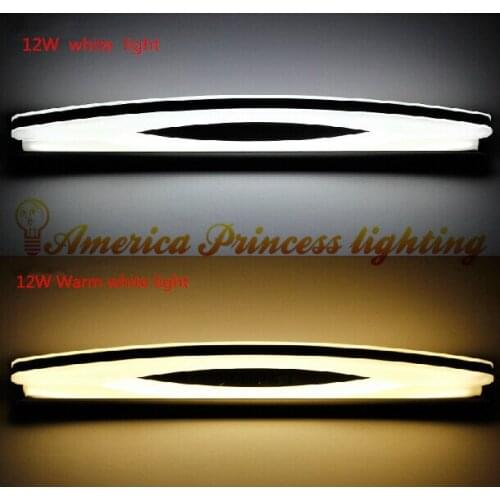Free shipping LED cosmetic restroom bathroom Lights stainless steel Anti-fog Wall light,Material: Acrylic, AC110/220V