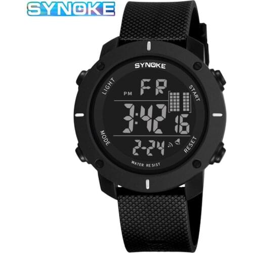 2021 SYNOKE Sport Men Digital Watch 50M Waterproof Shock Military Sports Watch Male Watches Swimming Diving Relogio Masculino