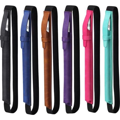 PU Leather Case For Apple Pencil Bag Tablet Touch Screen Pencil Holder Elastic Protective Sleeve Pouch Case For Apple Pencil