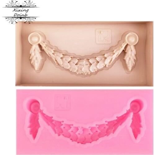 Lace Shape Silicone Mold Cake Decorating Tools Baking Tools For Fondant Candy Cakes Accessories And Wedding Tools