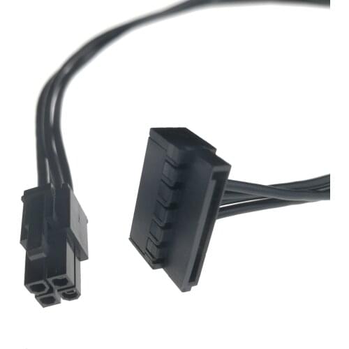 Small 4Pin to 15Pin SATA Socket HDD SSD Hard Disk drive Power Cable for HP Desktop Computer pro G2 MT Mainboard 18awg