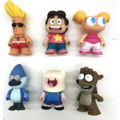 CARTOON NETWORK COLLECTION FINN /MORDECAI /STEVEN VNIYERSE /JOHNNY BRAVO /DEXTER model toy no box