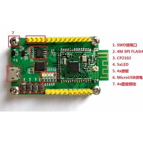 Ultra-Low Power Consumption of NRF52832/nRF52840 Mini Development Board BLE5/BLE4.2
