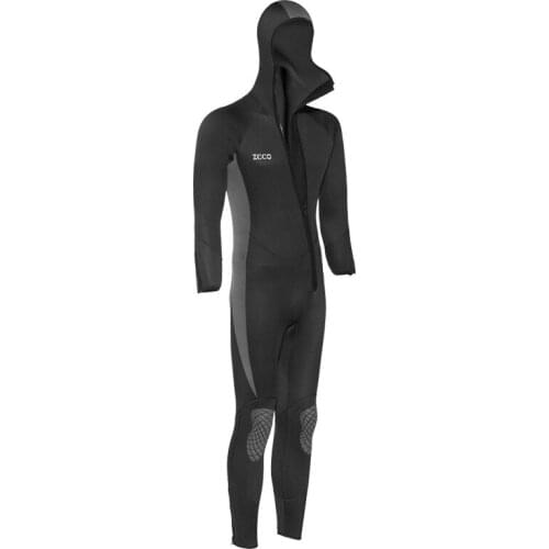 Full Body 5MM Neoprene Keep Warm Scuba Diving Bathing Suit Hooded Snokeling Triathlon SwimWear Spearfishing Snorkeling WetSuits