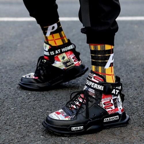 New Sport Shoes Brand Designer Sneakers Breathable Running Shoes for Men Cushioning Thick Bottom Athletic Trainers Zapatillas