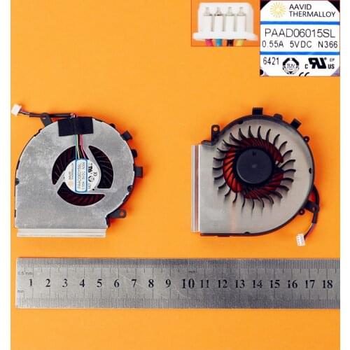 New Laptop Cooling Fan for MSI GE72VR GP72VR 6RF MS-179B GE62VR GP62MVR MS-16J9 16JB(4 Pin,For CPU fan,Original) PN:PAAD06015SL