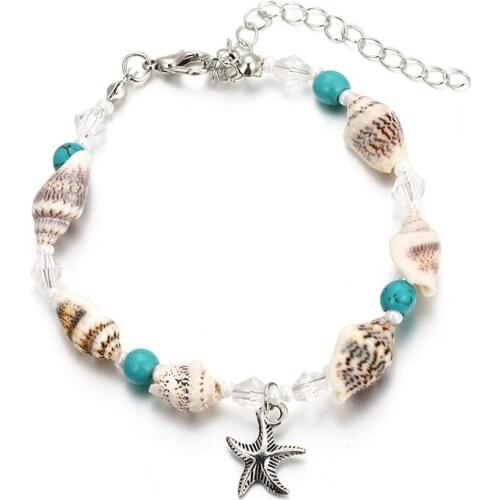 Shell Bracelet Coquillage Seashell Conchabracelets Bangles Bracelets 2021 Women Trendy Hot Sale Trendy