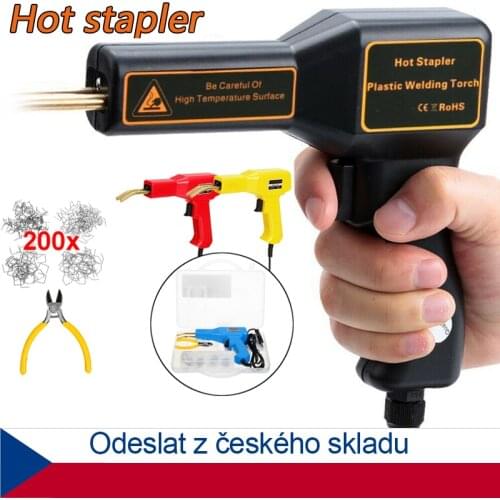 Plastic Welder Garage Tools Handy Car Bumper Repair Kit 200pcs Staplers PVC Plastic Repairing Machine ship from EU WAREHOUSE