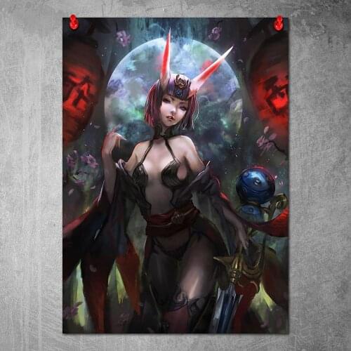 Canvas Poster Fate Shuten Doji Wall Art Painting Posters and Prints Wall Pictures for Home Decor No Frame