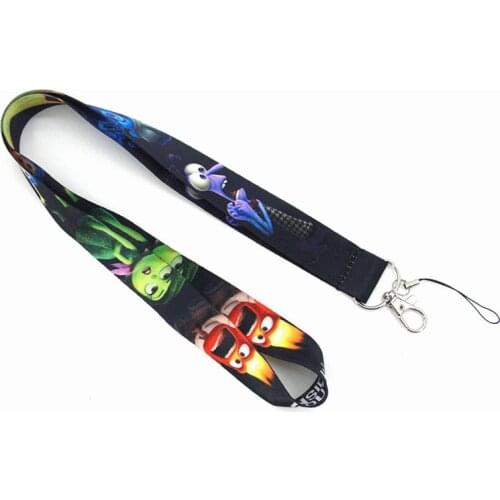 Inside Out Mobile Phone Strap Riley Joy Sadness Anger Disgust Fear Disney card Holders Key Camera Lanyard Accessories Decoration