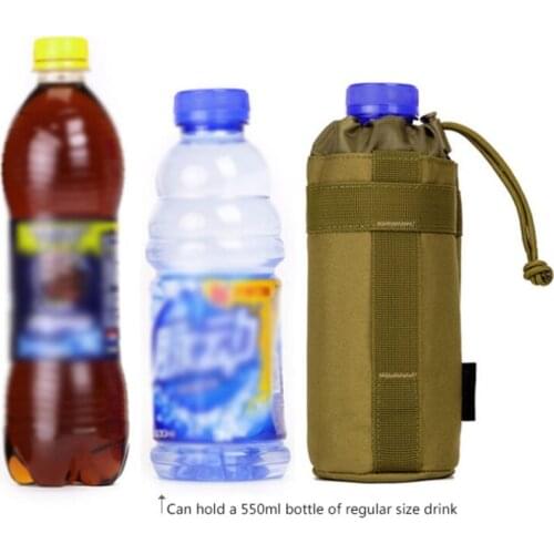 Tactical Molle Water Bottle Bag Pouch For Military Outdoor Travel Camping Hiking Fishing Water Kettle Carrier Bags