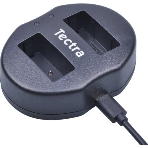 Tectra LP-E17 LPE17 LP E17 USB Dual Charger for Canon EOS 750D 760D 800D 8000D M3 M5 Rebel T6i T6s KISS X8i