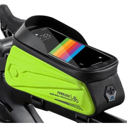 Bicycle Bag 6.5-7.0 Inch Phone Case Waterproof Road Bike Front Frame Bag Sensitive Touchscreen Cycling Pouch Bike Accessories