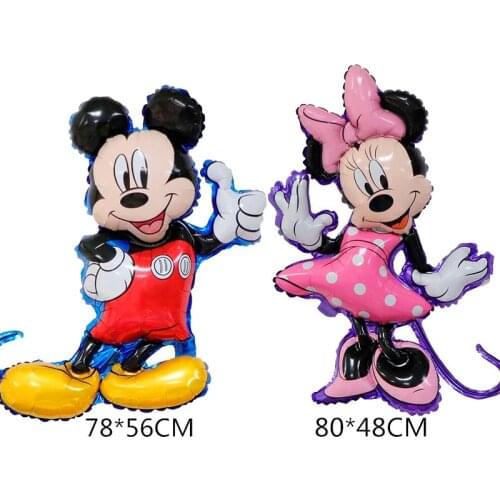 Mickey Minnie foil balloon cartoon birthday party balloon decoration childrens festival decoration decoration gift