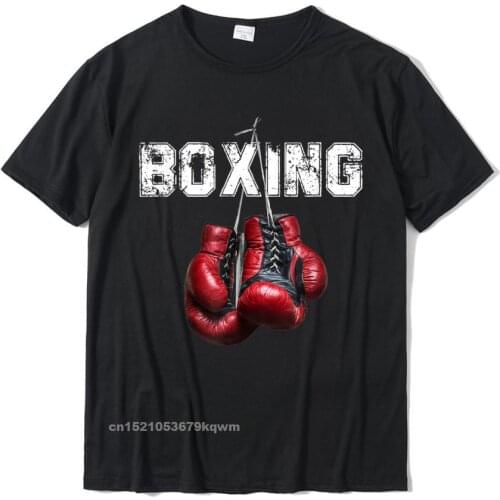 Funny Boxing T-Shirt - I Love Boxing Tshirt Geek T Shirt For Men Cotton Tops & Tees Camisa Popular