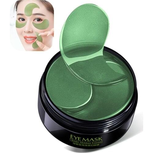 60Pcs Seaweed Collagen Gold Eye Mask Anti-Aging Remove Dark Circles Acne Beauty Patches for Eye Skin Care Korean Cosmetics S02