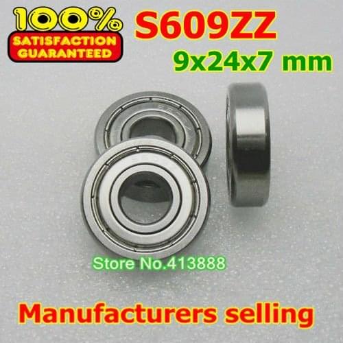 1pcs) SUS440C environmental corrosion resistant stainless steel deep groove ball bearings S609ZZ 9*24*7 mm