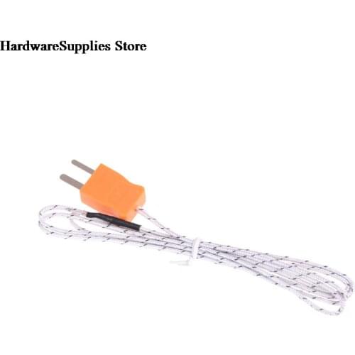 100CM K-type Test Length 1Meter Wire Temperature Thermocouple Sensor Probe Tester line High Quality
